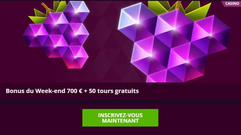 bonus week-end malina casino