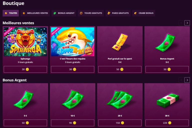 boutique malina casino